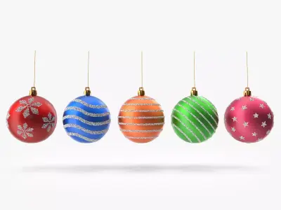 Christmas Ornaments 3D model