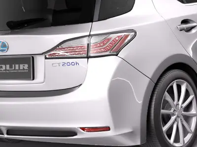 Lexus CT 200h 2012 3D model
