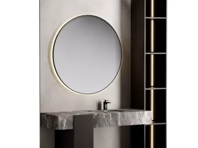 Bathroom Set 010 3D model