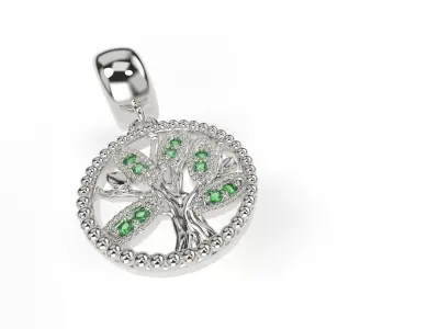 Family Tree Charm 3D print model