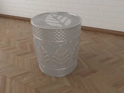 Decoration Engraved table 3D model