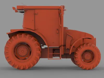 Renault Ares 550 RZ 3D print model