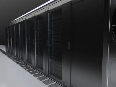 data center server 3D model
