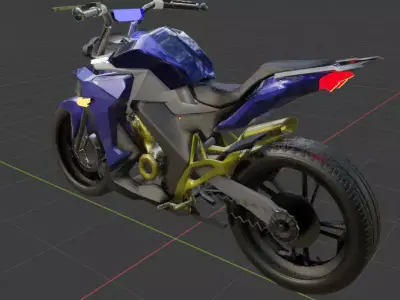 Zontes x310  Low-poly 3D model