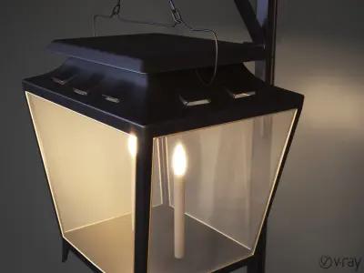 Hotel Costes Paris Exterior Light Free 3D model