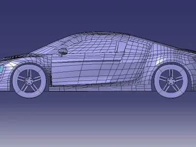 AUDI R8 3D model