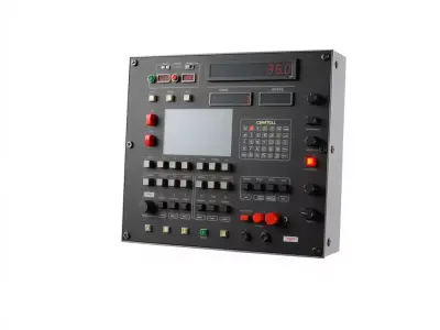 Advanced Control Panel Model Pack for Simulations and Games Low-poly 3D model