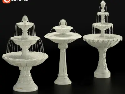 Classic Fountain Collection 3D model