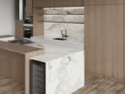 Kitchen 076 3D model