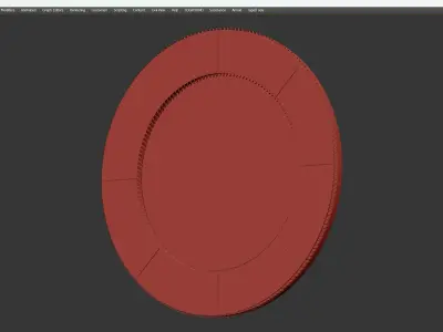 CROWN MIRROR Low-poly 3D model