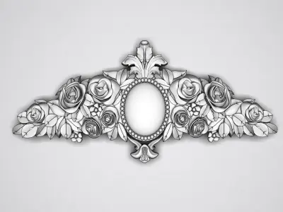 Carved decoration 2 3D model