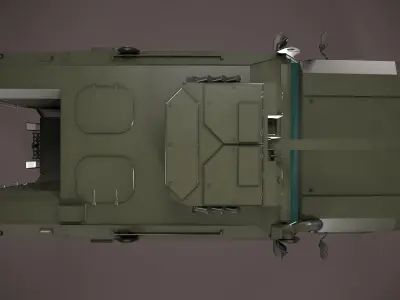 Typhoon VDV K-4386 Green Low-poly 3D model