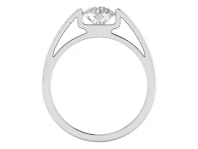 solitaire ring 3D model
