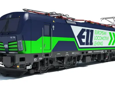 Siemens Vectron European Locomotive Leasing ELL 3D model