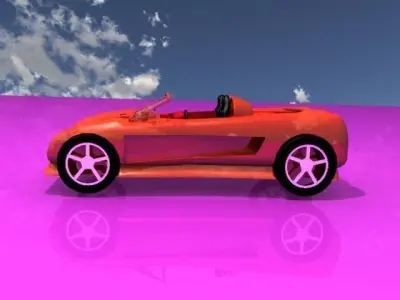 K1 Sports Car 3D model