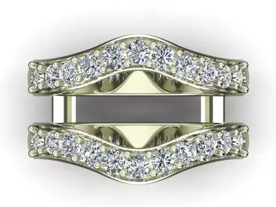 Band Ring 3D print model 153