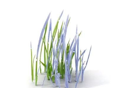 Lush Grass Blades model pack Low-poly 3D model