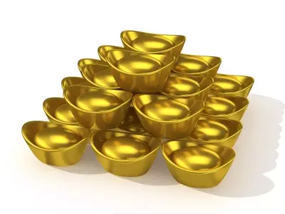 Gold Bar 3D model