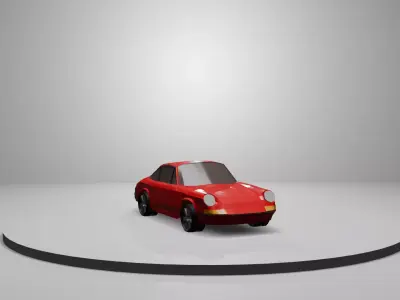 Porsche 911 1967  Modelo 3D Low Poly  3D model