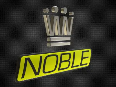 noble logo 3D model