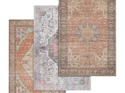 Rug Set 1406 3D model