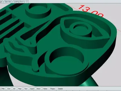 The most special Face Ring 3D print model