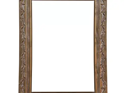 Frame Mirror Ornamental Baroque Style - Vol 08 3D model