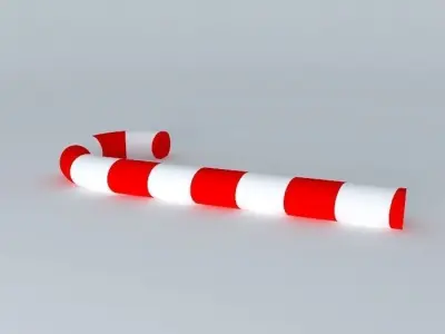 Cane Christmas Free 3D model