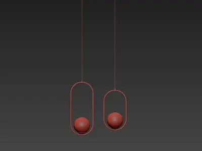 BLUX C Ball S1 Pendant Light 3D model