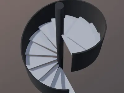 Spiral stair 2023-0002 3D model