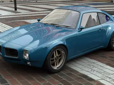 Porschentiac 911 Firebird 3D model