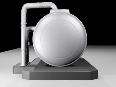 SCIFI FUEL TANK 3D model