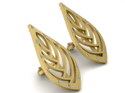 GLAMIRA LUXURY EARRING 3D PRINTABLE MODEL 3D print model