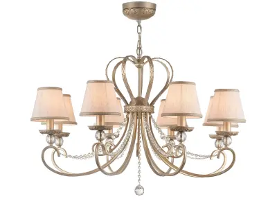Chandelier Livorno RC144-PL-08-WG Maytoni Classic Free 3D model