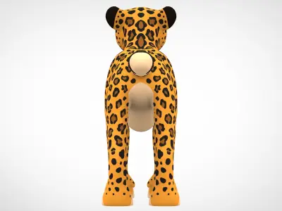 Leopard 3D model 5