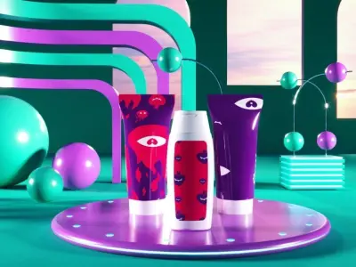 Abstract background  3D model