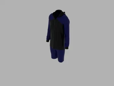 Sport Suit Low-poly 3D model