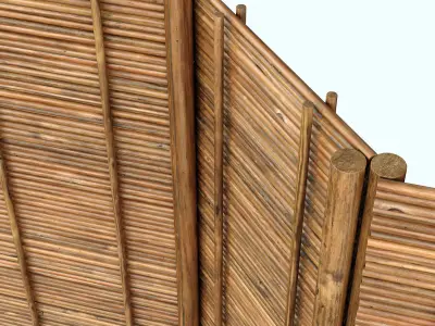 Screen horizontal  branch straight n2 3D model