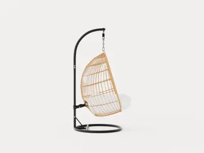 Sevilla Hanging Chair Luxury Low-poly 3D model