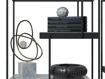 Arteriors and Global Views decor set 3D model