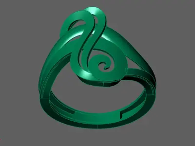 Plain Ring Women Ready STL 3DM Models Womens Rings 3D models 3D print model 4