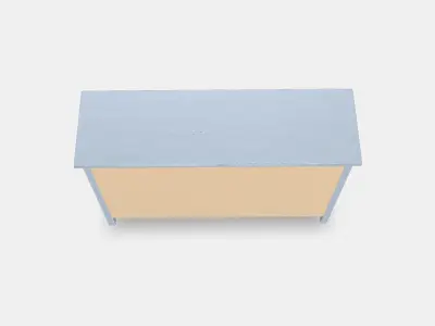 HEMNES Chest of 8 drawers Low-poly 3D model