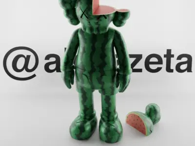 Kaws Watermelon for Print 3D print model