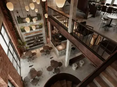 coffee shop 3D model