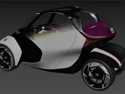Toyota i-Tril 2017 3D model