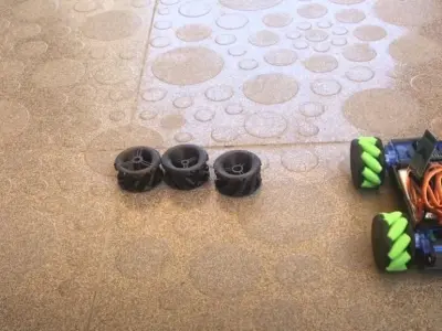 Mecanum robot car - OMNI Wheels 3D print model