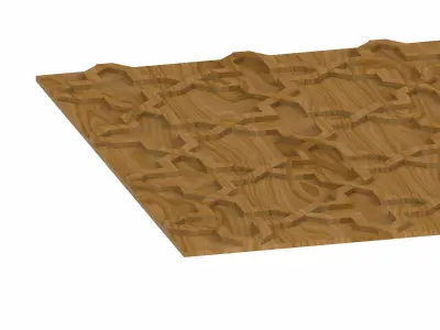 Decorative panel STL 3D model get