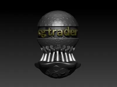 CGTRADER LOGO 3D print model