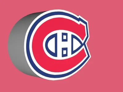 Montreal Canadiens Team Logo 3D model