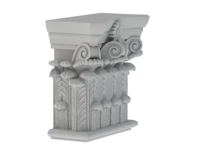 Pilaster Capital 010 3D model